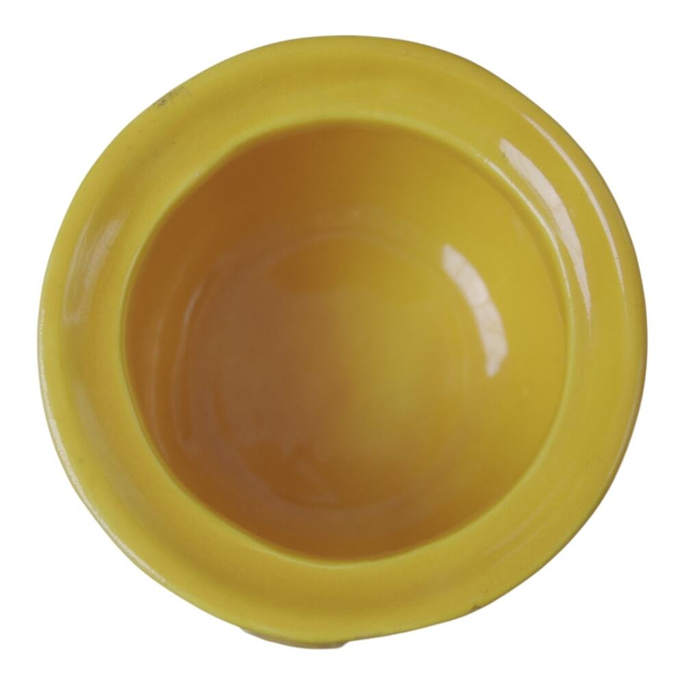 Federalist Buttercup Yellow Fish Creamer Sugar Bowl Vintage Set - Picture 8 of 12